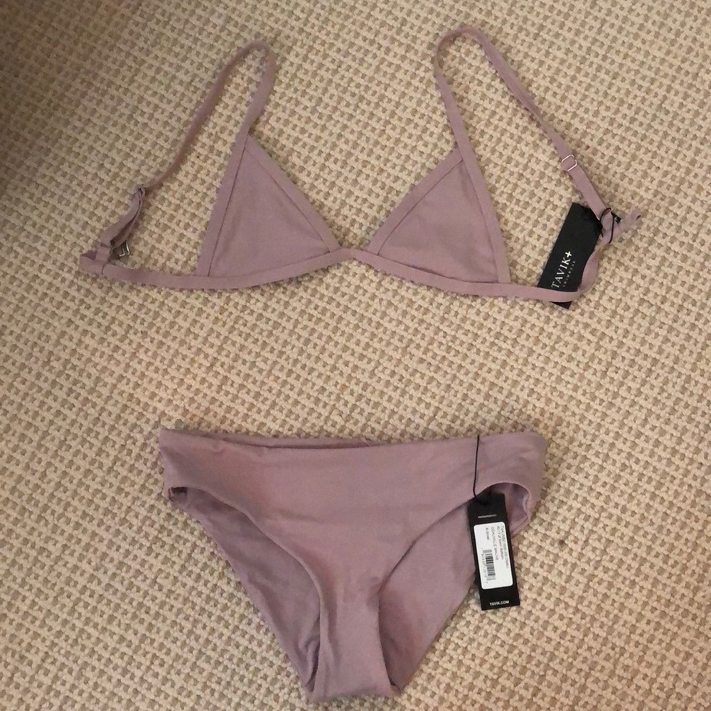 Tavik Set Jett Triangle Top Ali  Bikini Bottom XS